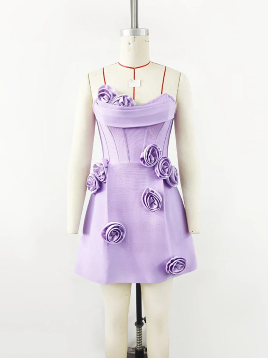 The Aurelia Appliqué Dress