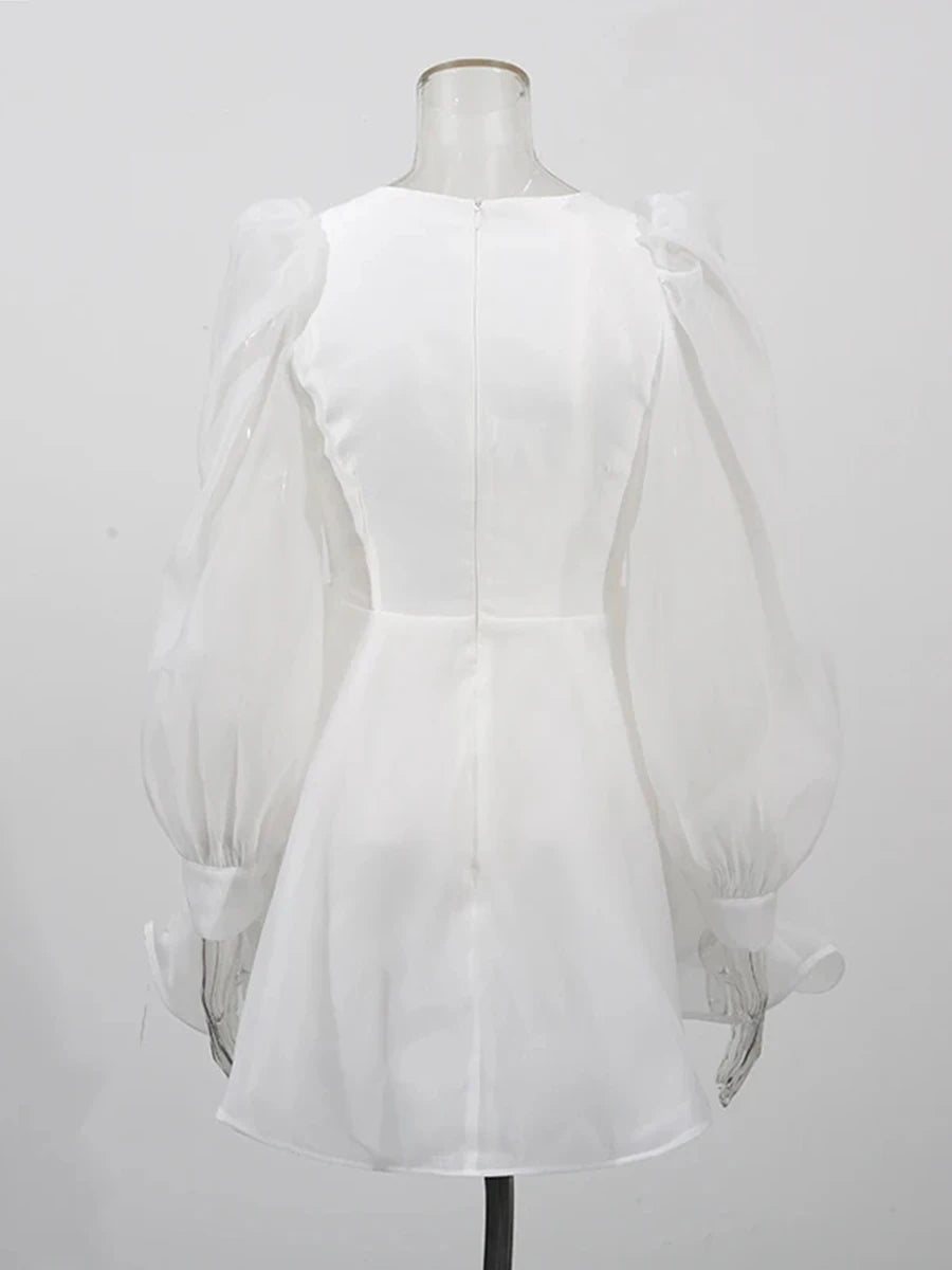 The Valencia Deep-V Dress