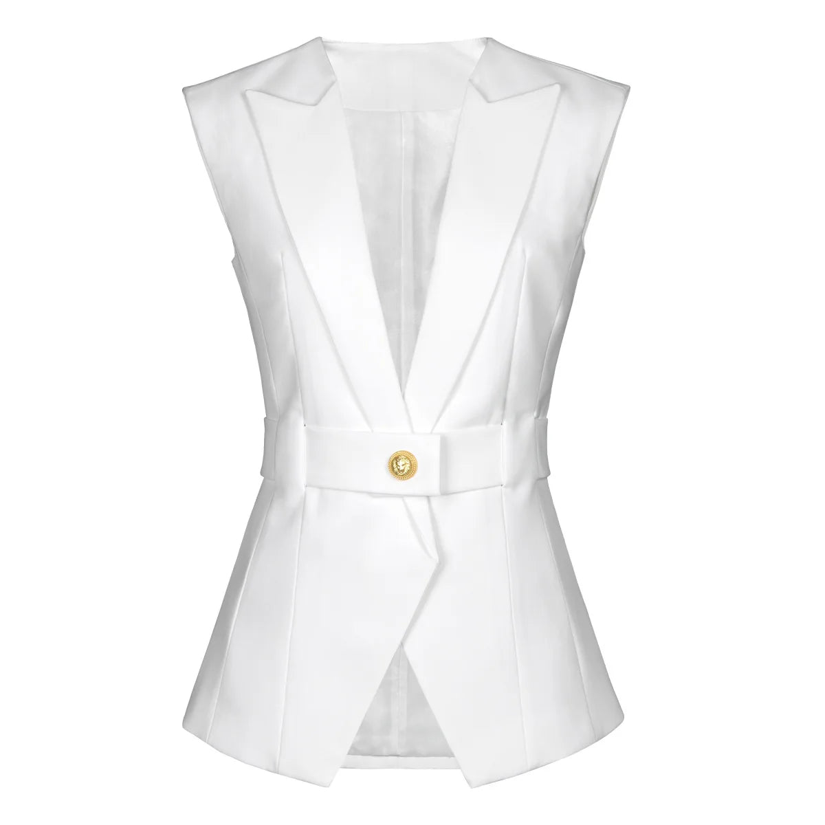 The Meridian Belted Blazer Vest