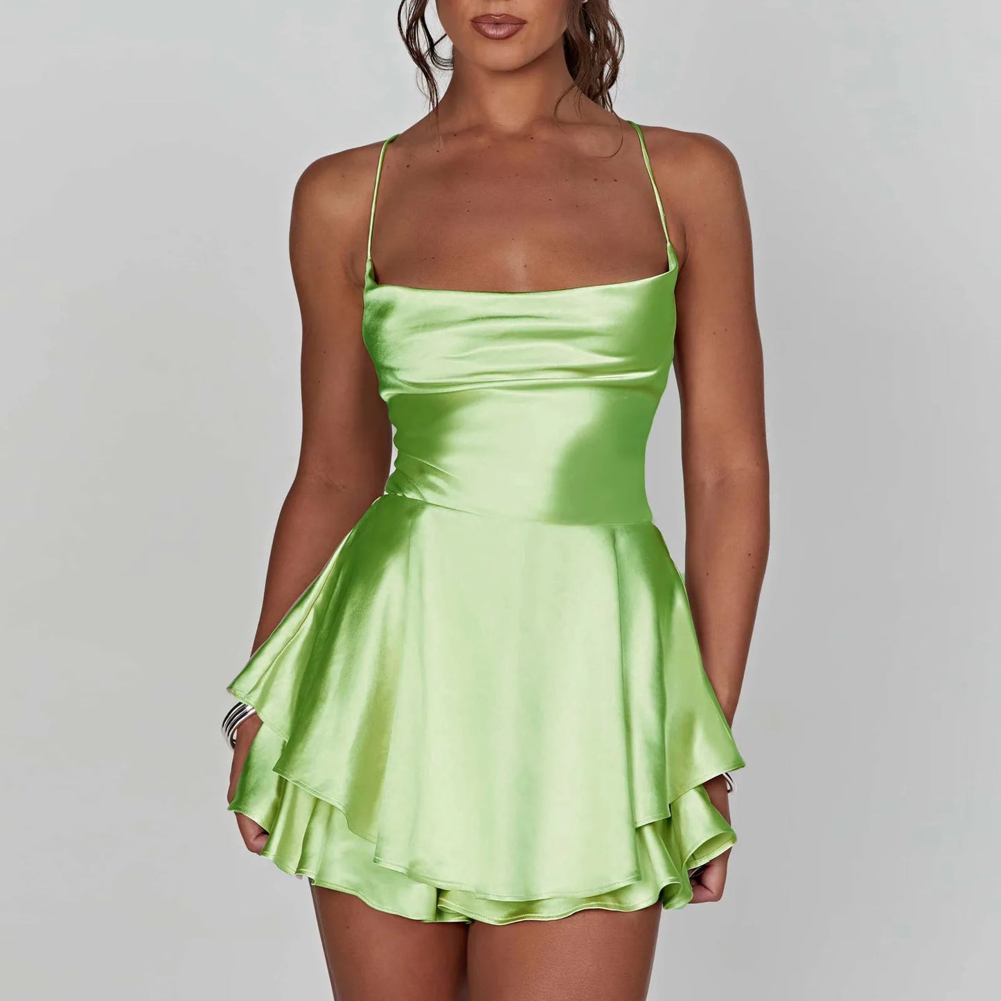 The Champagne Cowl-Neck Romper