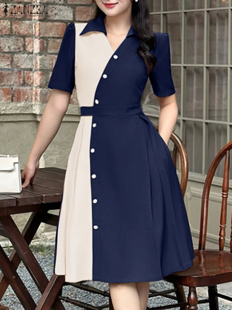 The Riviera Pleated Shirt Dress from the Boss Energy at Lavishly Me