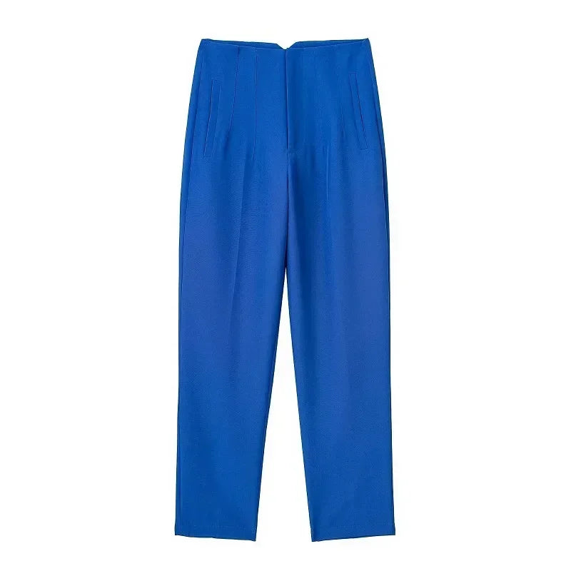 The Sutton High-Waist Cropped Trousers from the Boss Energy at Lavishly Me