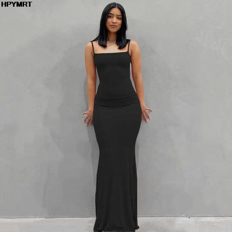 The Rosé Satin Slip Gown