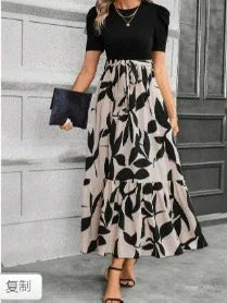 The Provence Floral Lace-Up Maxi Dress from the Boss Energy at Lavishly Me