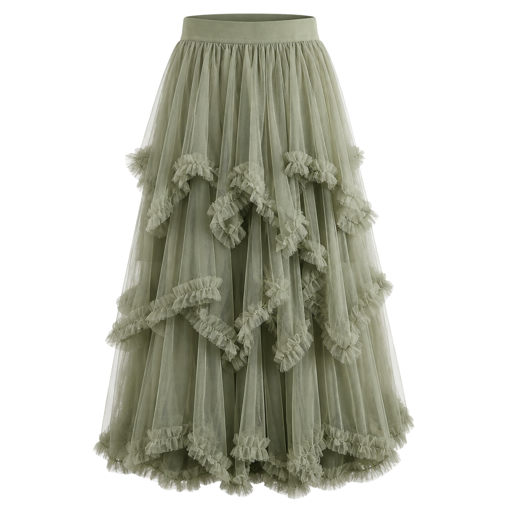 The Celestine Tulle Tiered Skirt