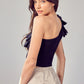 One Shoulder Knit Top