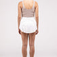 Ruffle Hem Tennis Skirt with Hidden Inner Pockets
