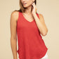 V Neck Sleeveless Cami Top