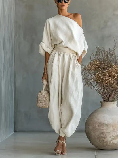 The Mykonos Linen Set by Lavishly Me