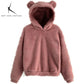 The Amélie Plush Ear Hoodie from the Everyday Luxe at Lavishly Me