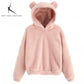 The Amélie Plush Ear Hoodie from the Everyday Luxe at Lavishly Me