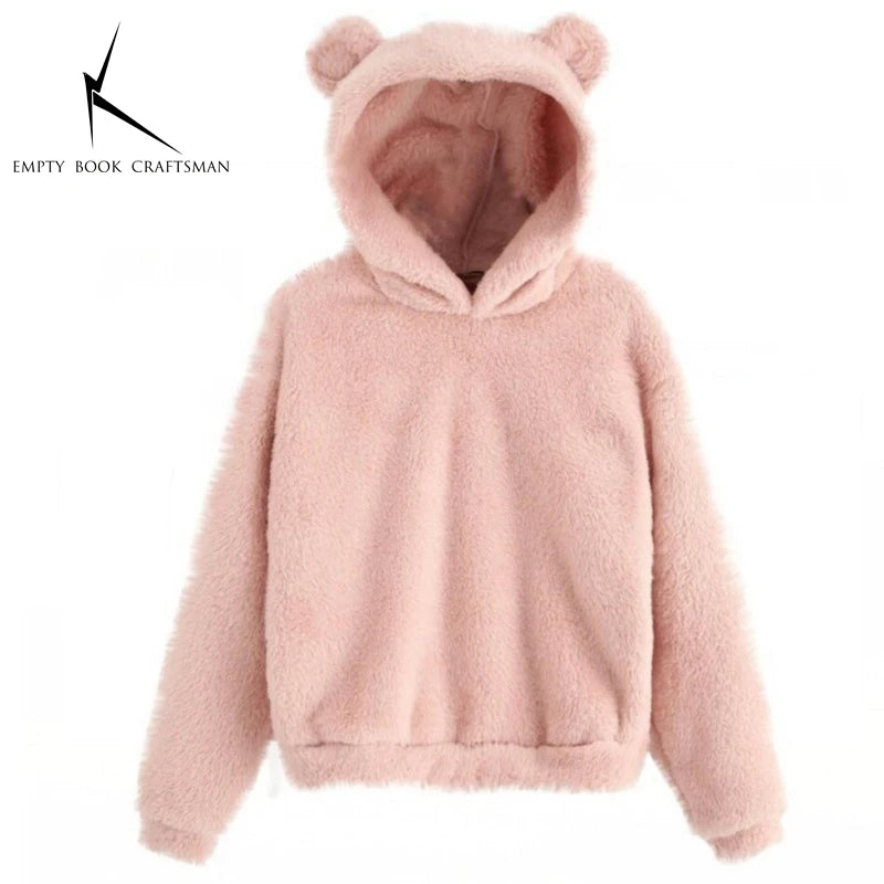 The Amélie Plush Ear Hoodie from the Everyday Luxe at Lavishly Me