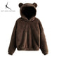 The Amélie Plush Ear Hoodie from the Everyday Luxe at Lavishly Me