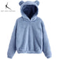 The Amélie Plush Ear Hoodie from the Everyday Luxe at Lavishly Me
