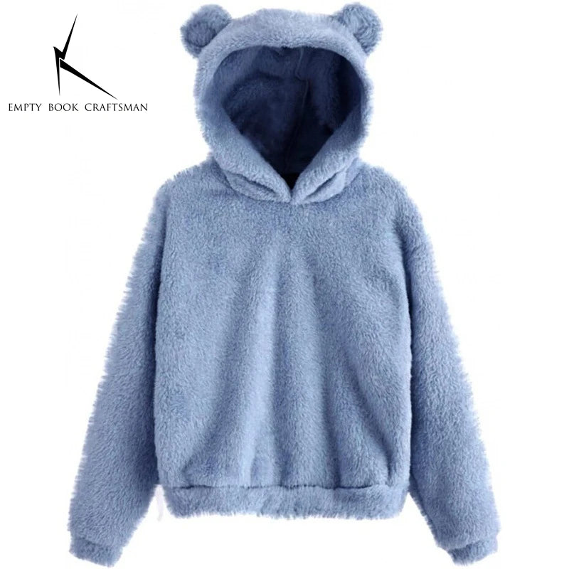 The Amélie Plush Ear Hoodie from the Everyday Luxe at Lavishly Me
