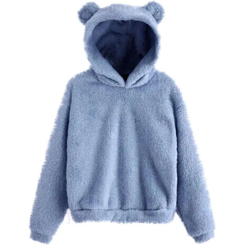 The Amélie Plush Ear Hoodie from the Everyday Luxe at Lavishly Me