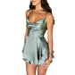 The Champagne Cowl-Neck Romper