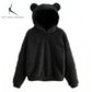 The Amélie Plush Ear Hoodie from the Everyday Luxe at Lavishly Me