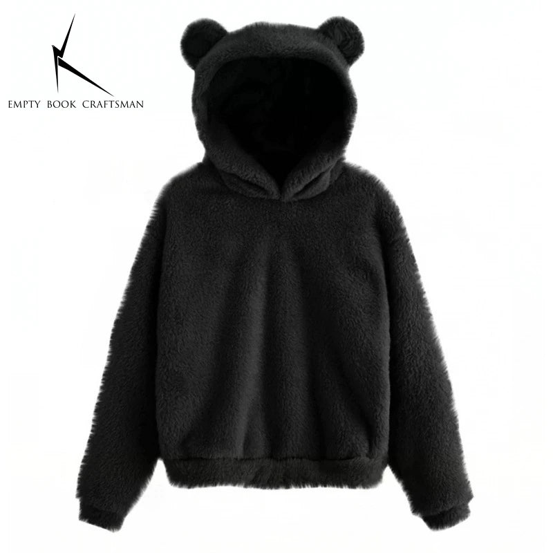 The Amélie Plush Ear Hoodie from the Everyday Luxe at Lavishly Me