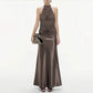 The Celeste Backless Gown