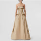 The Belmont Strapless Midi Dress