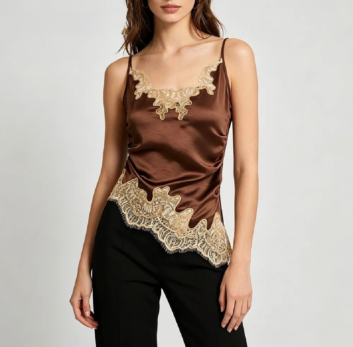 The Champagne Lace Cami