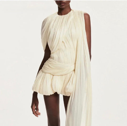 The Noir Veil Mini Dress