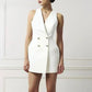 The Madison White Blazer Dress