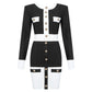 Florence  Black White Two Piece Set