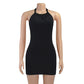The Noir Halo Mini Dress