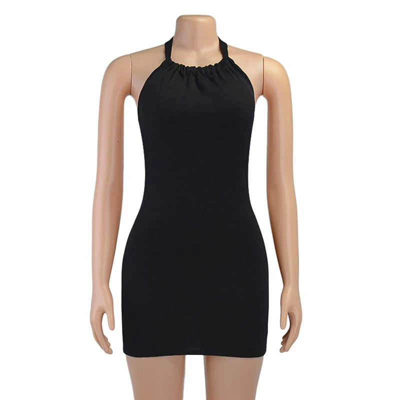 The Noir Halo Mini Dress