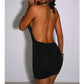 The Noir Halo Mini Dress