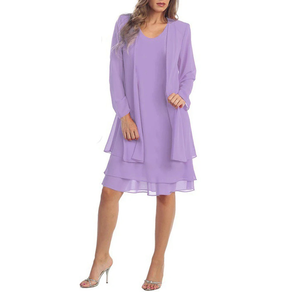 The Florence Chiffon Layered Dress Set from the Celebration Edit at Lavishly Me
