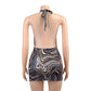 The Noir Halo Mini Dress