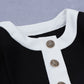 Florence  Black White Two Piece Set