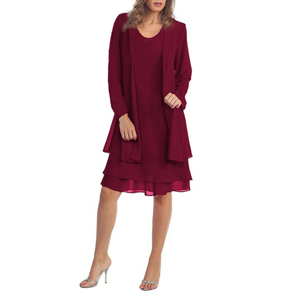 The Florence Chiffon Layered Dress Set from the Celebration Edit at Lavishly Me