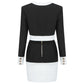 Florence  Black White Two Piece Set