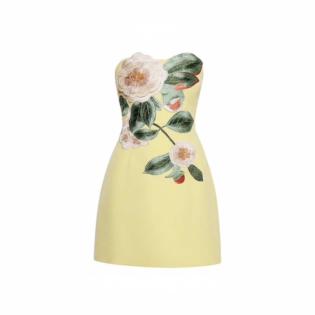The Florentina Embroidered Dress