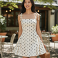 The Camille Lace-Up Mini Dress