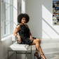 The Dominique Lace-Up Dress