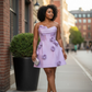 The Aurelia Appliqué Dress