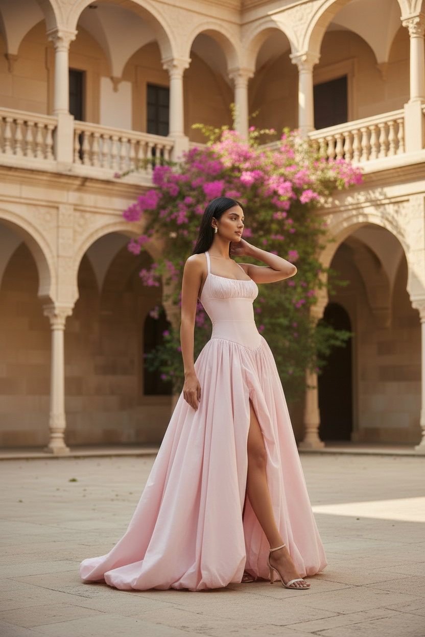 The Solana Halter Maxi Dress