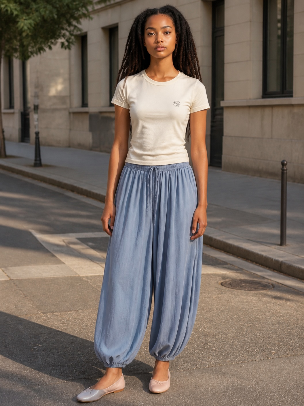 The Haven Cotton Lantern Pants