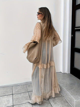 The Marbella Sheer Batwing Cover-Up