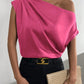 The Amélie Off-Shoulder Satin Top