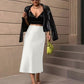 The Valencia Satin Fishtail Skirt