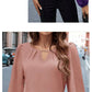 The Camille Pleated Satin Blouse