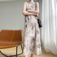 The Selene Silk Halter Dress