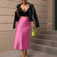 The Valencia Satin Fishtail Skirt