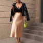 The Valencia Satin Fishtail Skirt